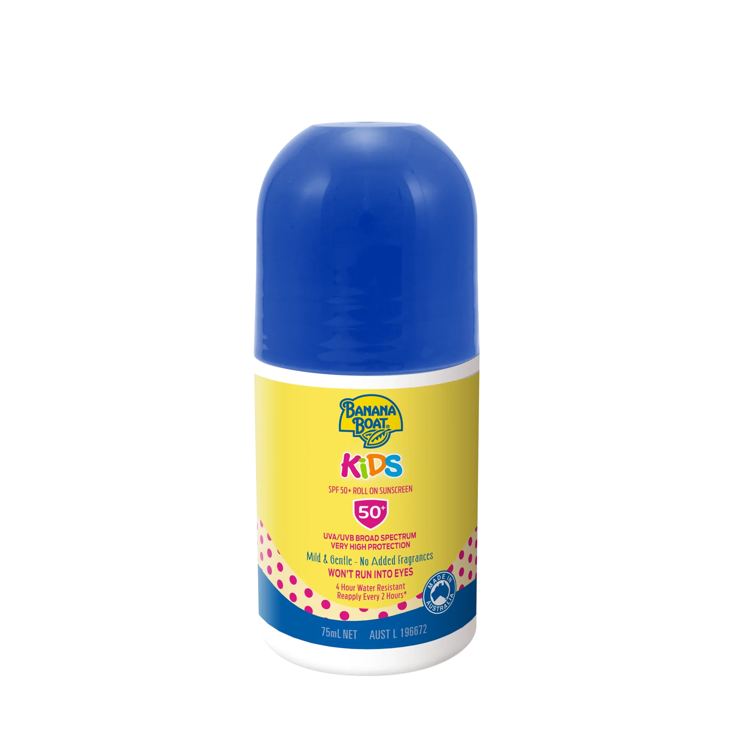 Banana Boat - KIDS Sunscreen Roll-on SPF50+ 75ML