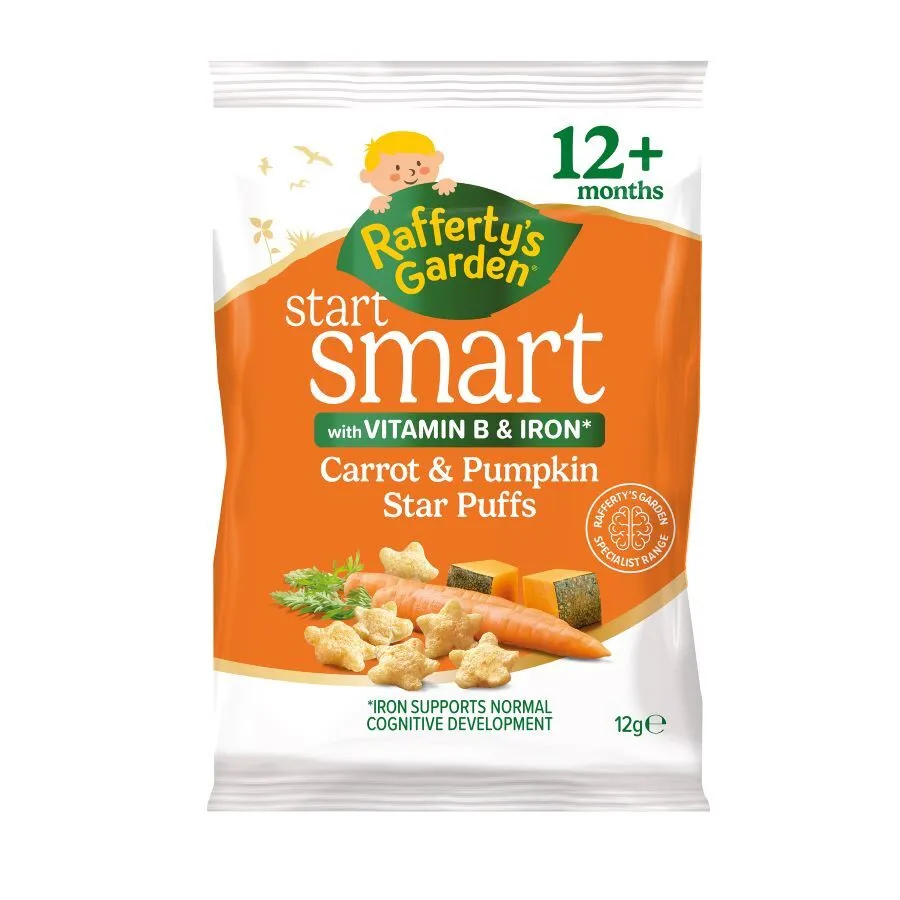 Rafferty's Garden - Start Smart Star Puffs Carrot & Pumpkin 12g