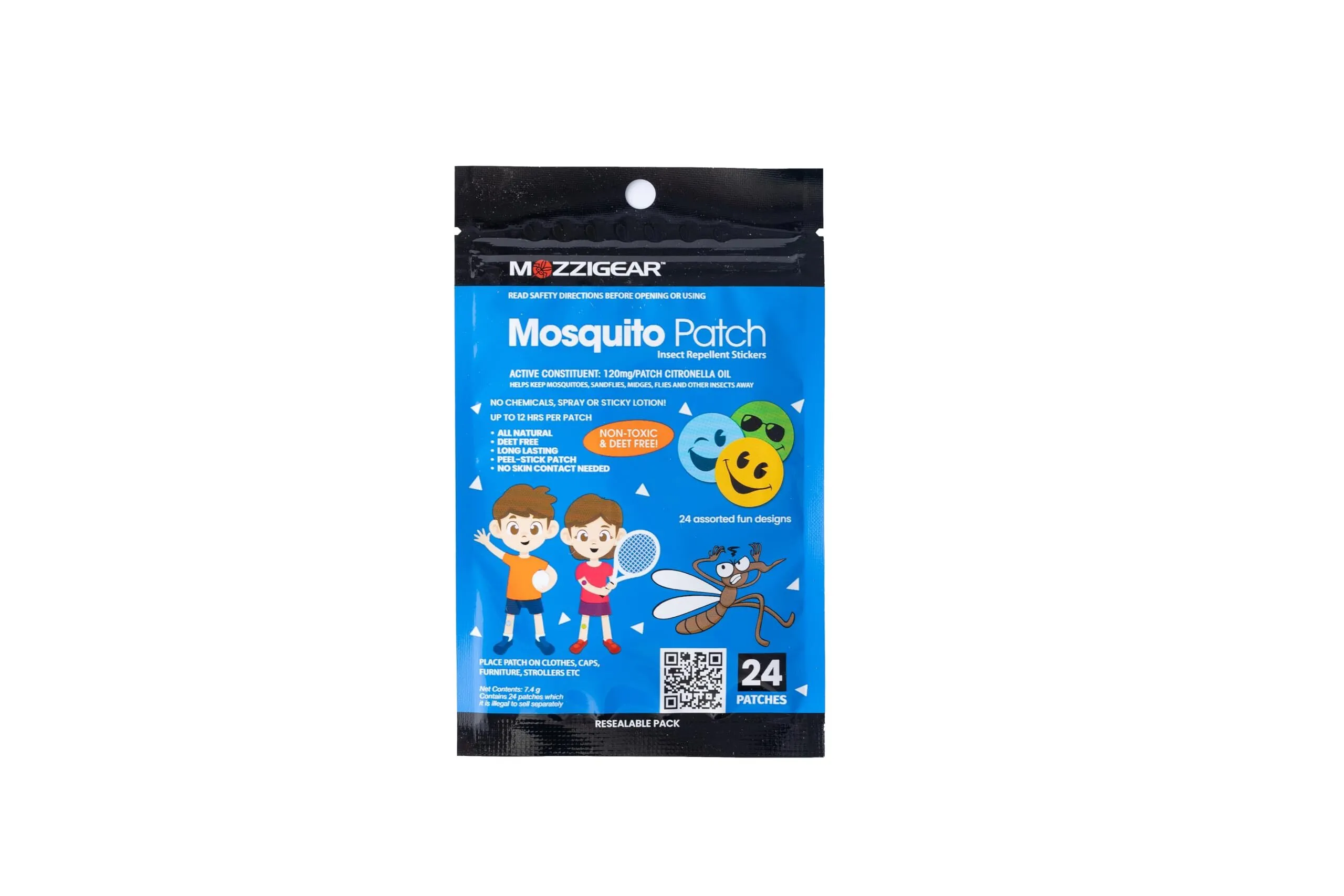 Mozzigear Patch Sticker Insect Repellent 24's Pack