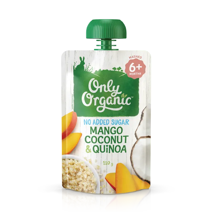 Only Organic Manggo Coconut & Quinoa 