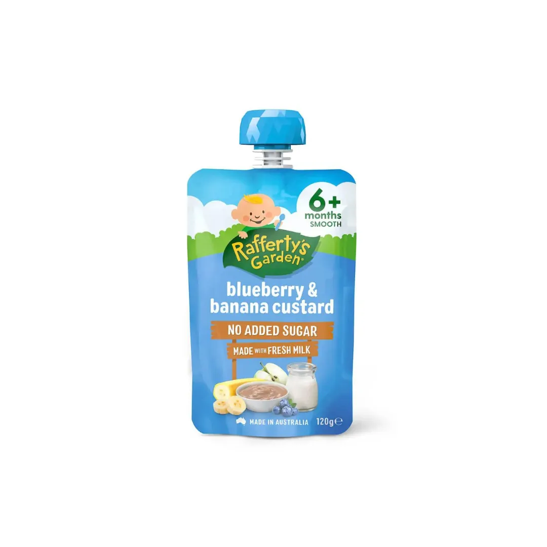 Rafferty Garden  - Blueberry & banana custard