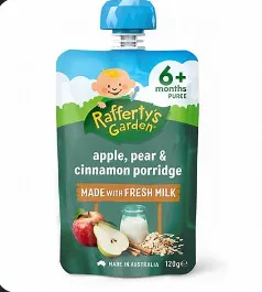 Rafferty Garden - Apple, pear, Cinamon porridge