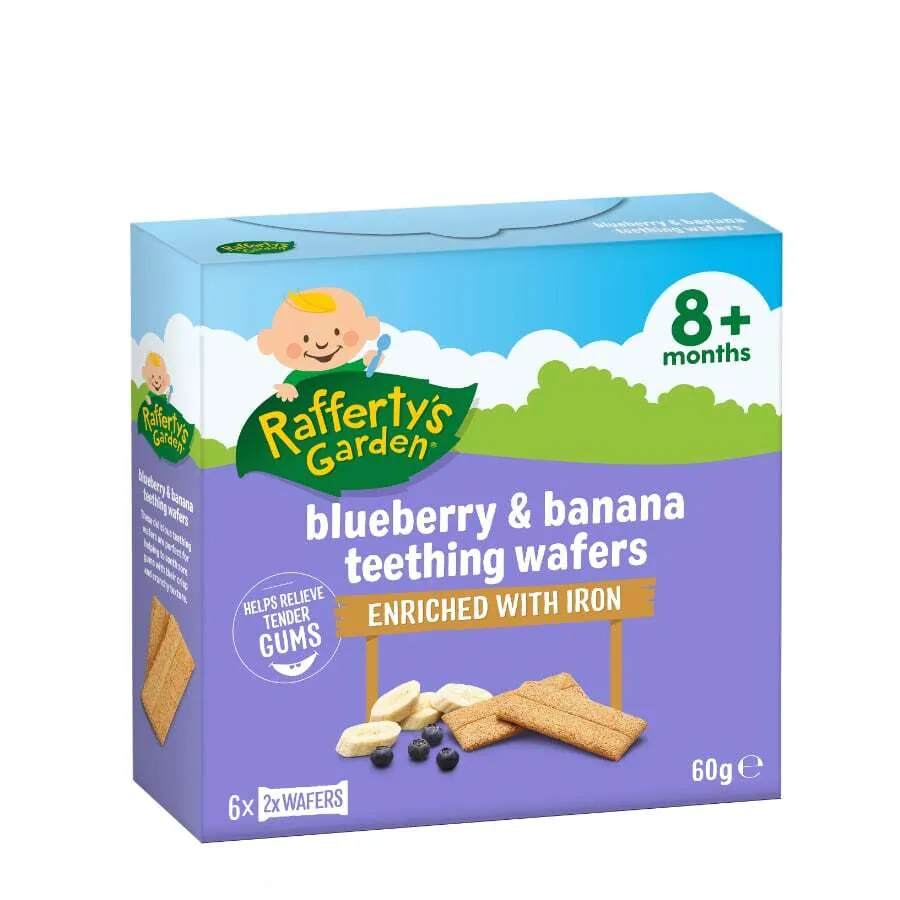 Rafferty's Garden - Blueberry & banana Teething Wafers