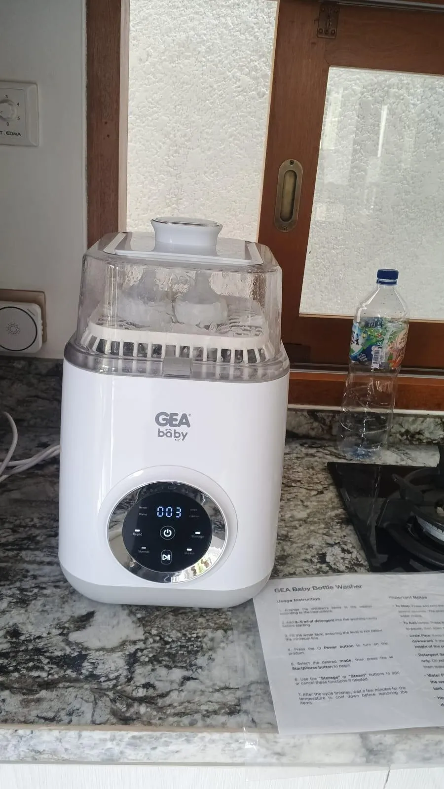 Gea Baby Bottle Washer & Sterilizer 