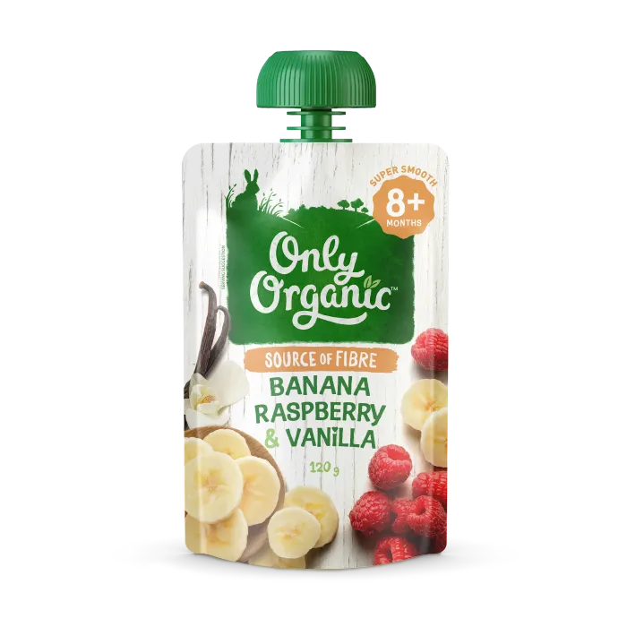 Only Organic Banana Raspberry & Vanilla