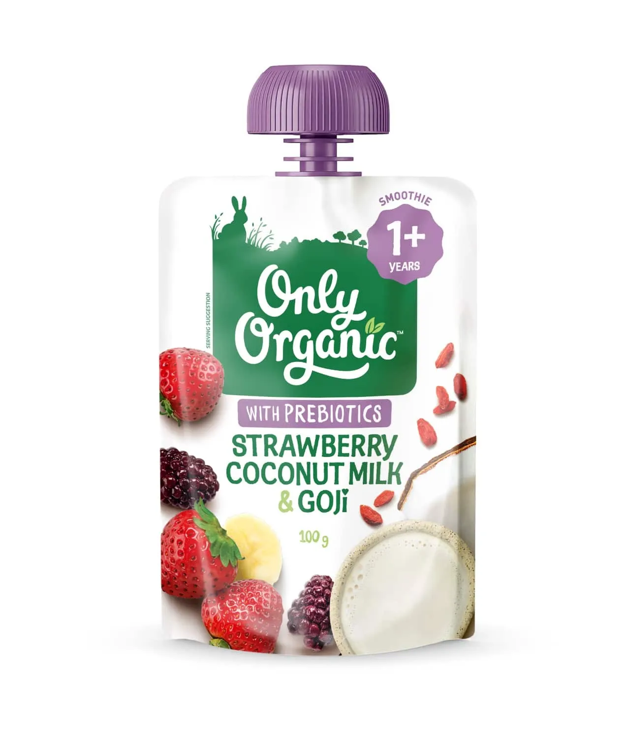 Only Organic - Strawberry Coconut Milk & Goji