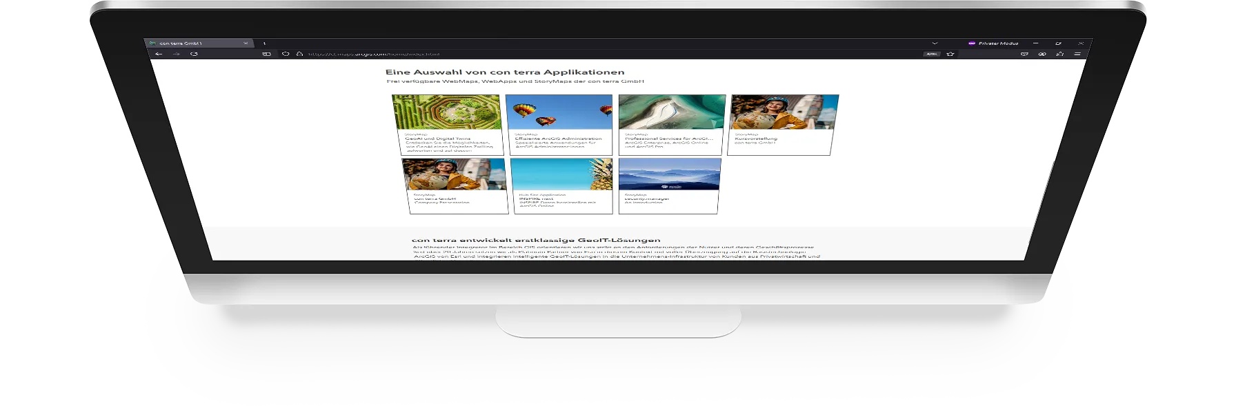 Unternehmens-Website ISW GmbH