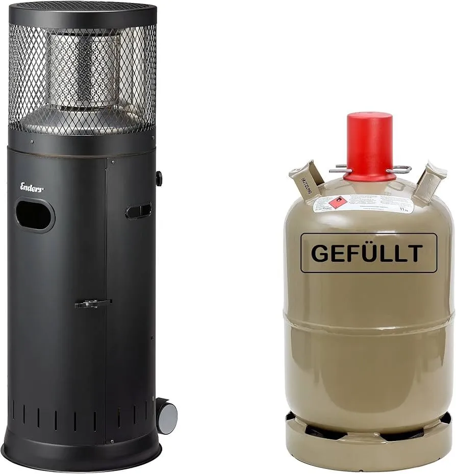 Heizstrahler inkl. 11 kg Propan