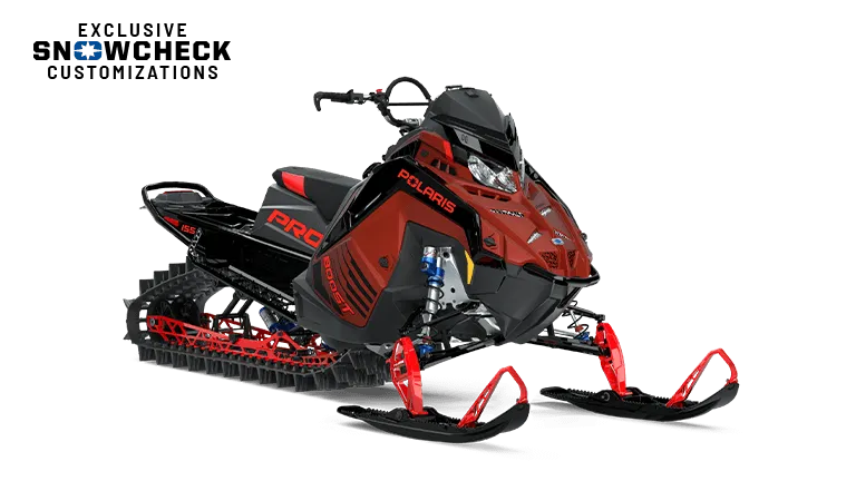 Snowmobile: Polaris Patriot Boost PRO RMK 155 with Guide