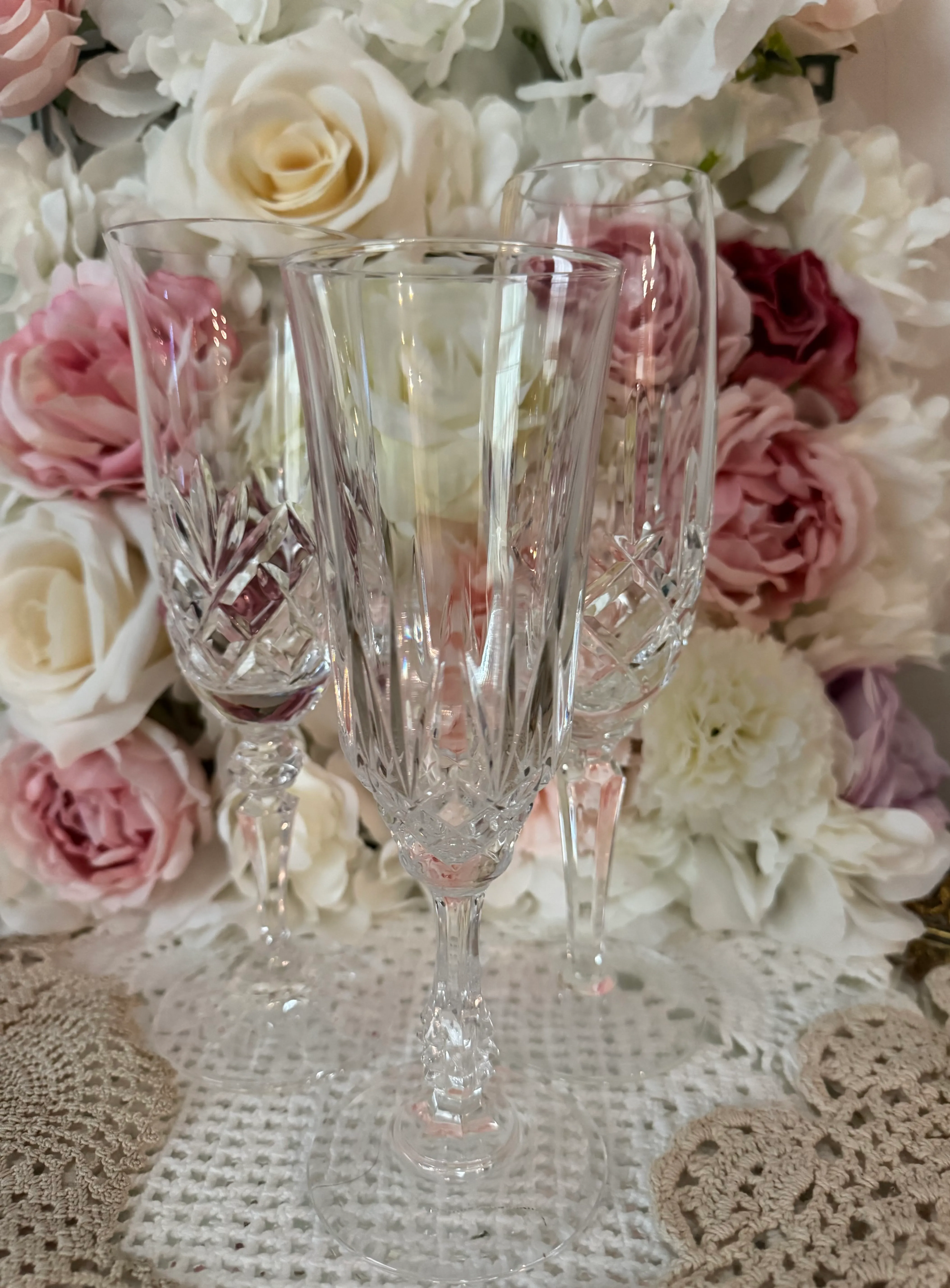 Crystal Champagne Flutes