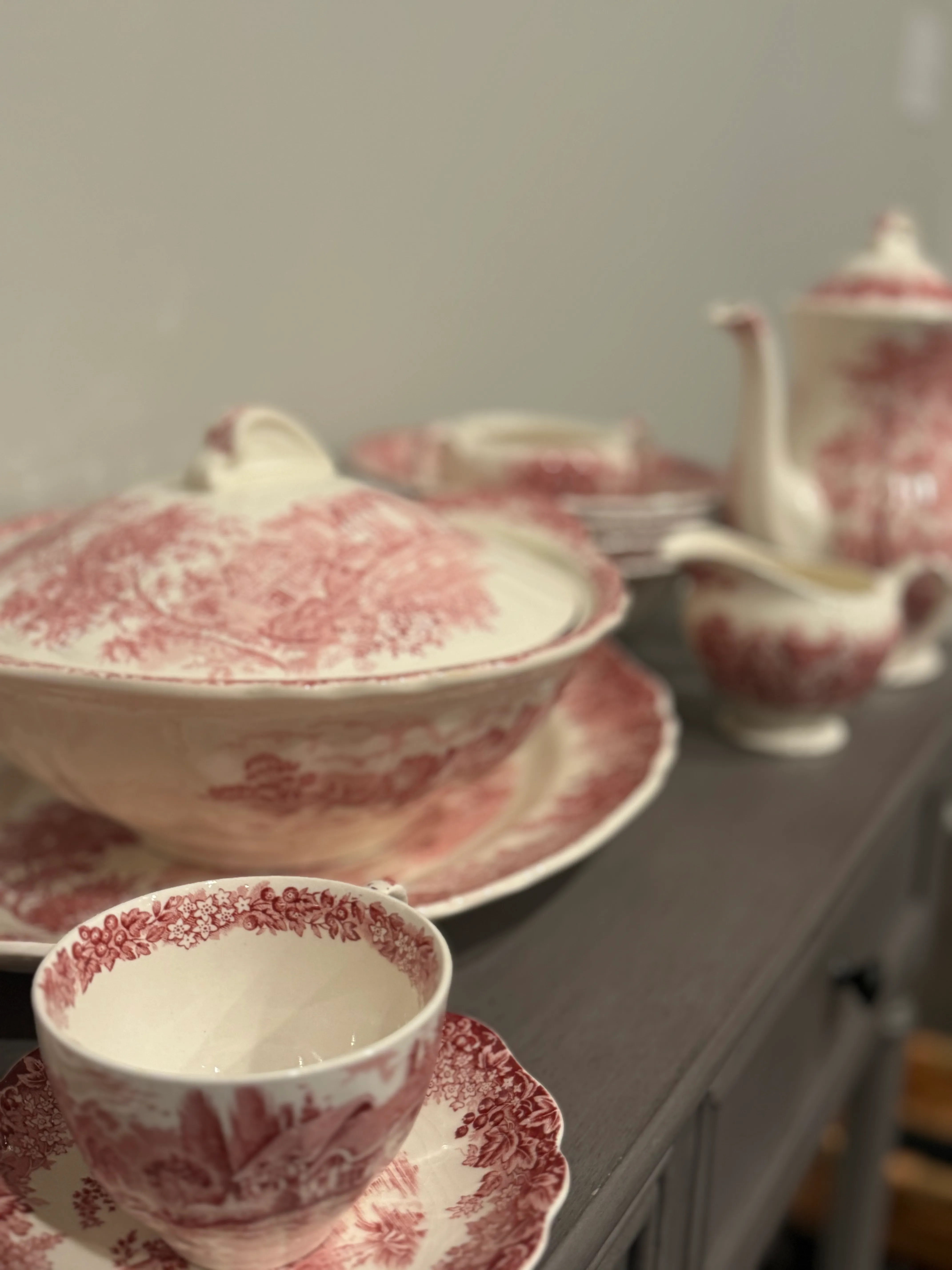 China Platters and Covered Bowls