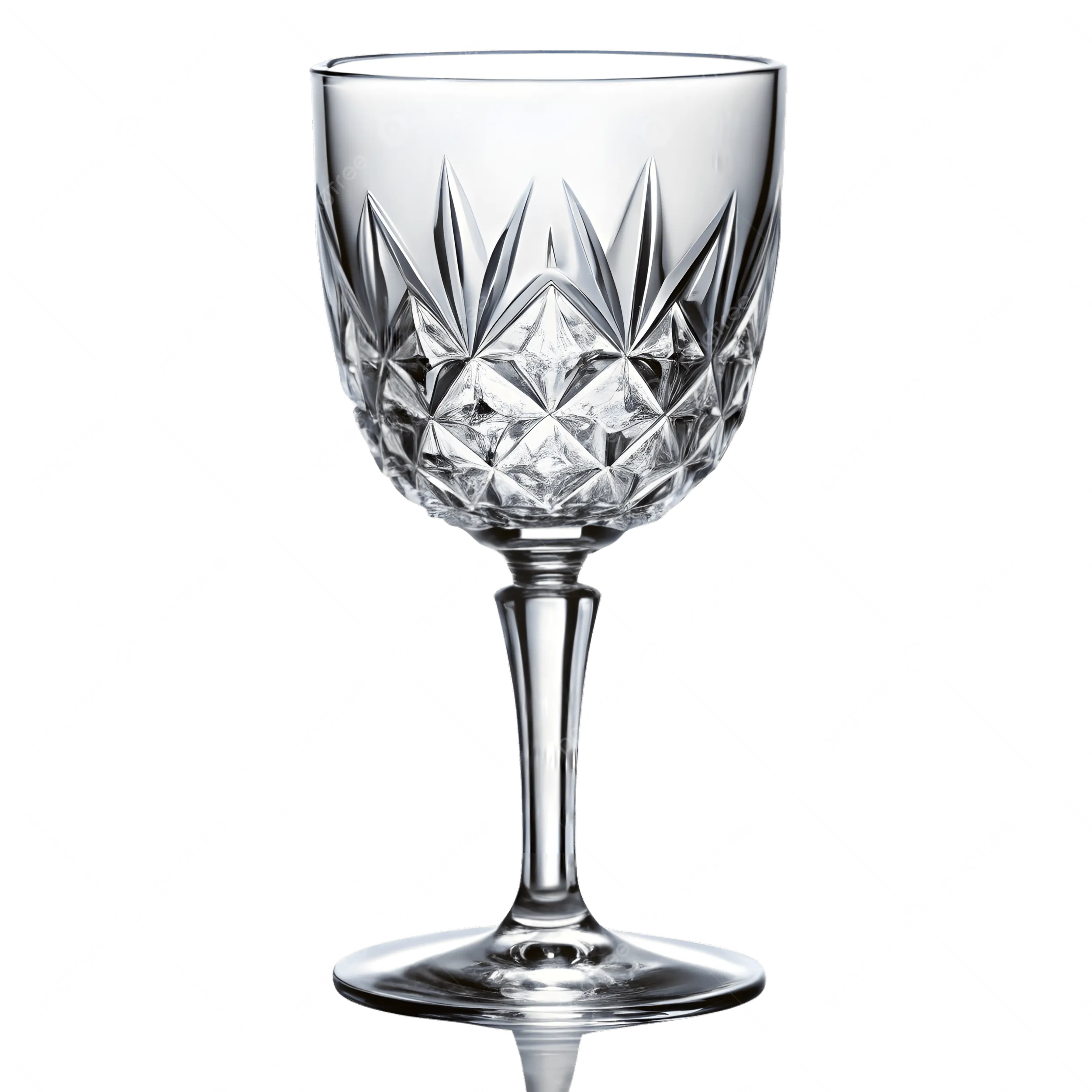 Crystal Longchamp Wine Glass
