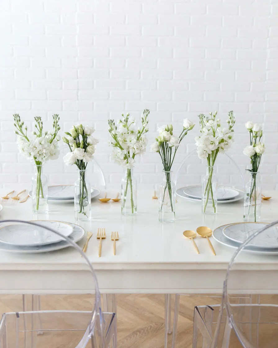 Real Flowers Arrangement (Bud Vases) 