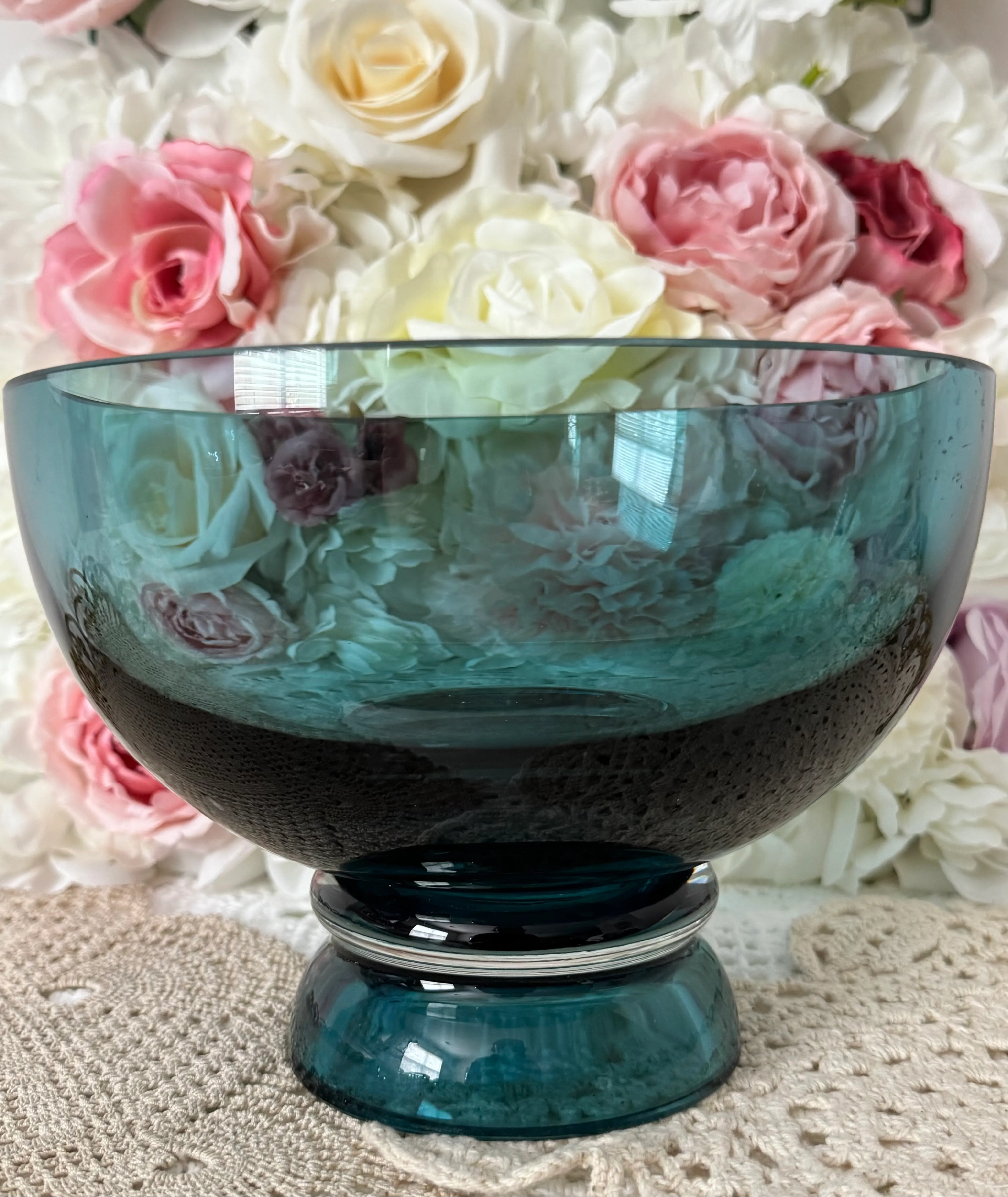 Blue Glass Bowl (Medium)