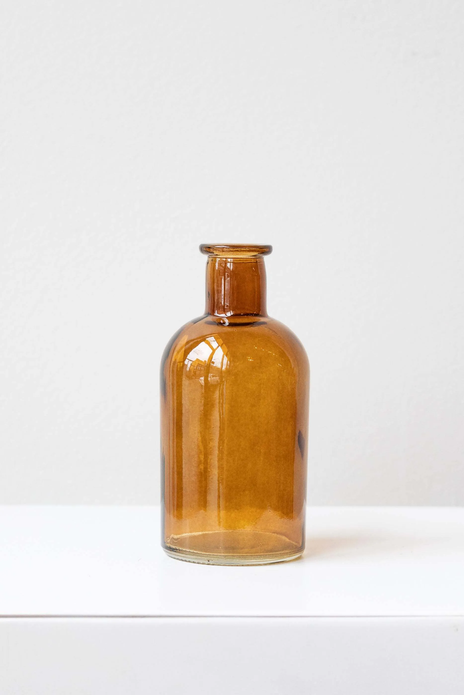 Amber bud vases