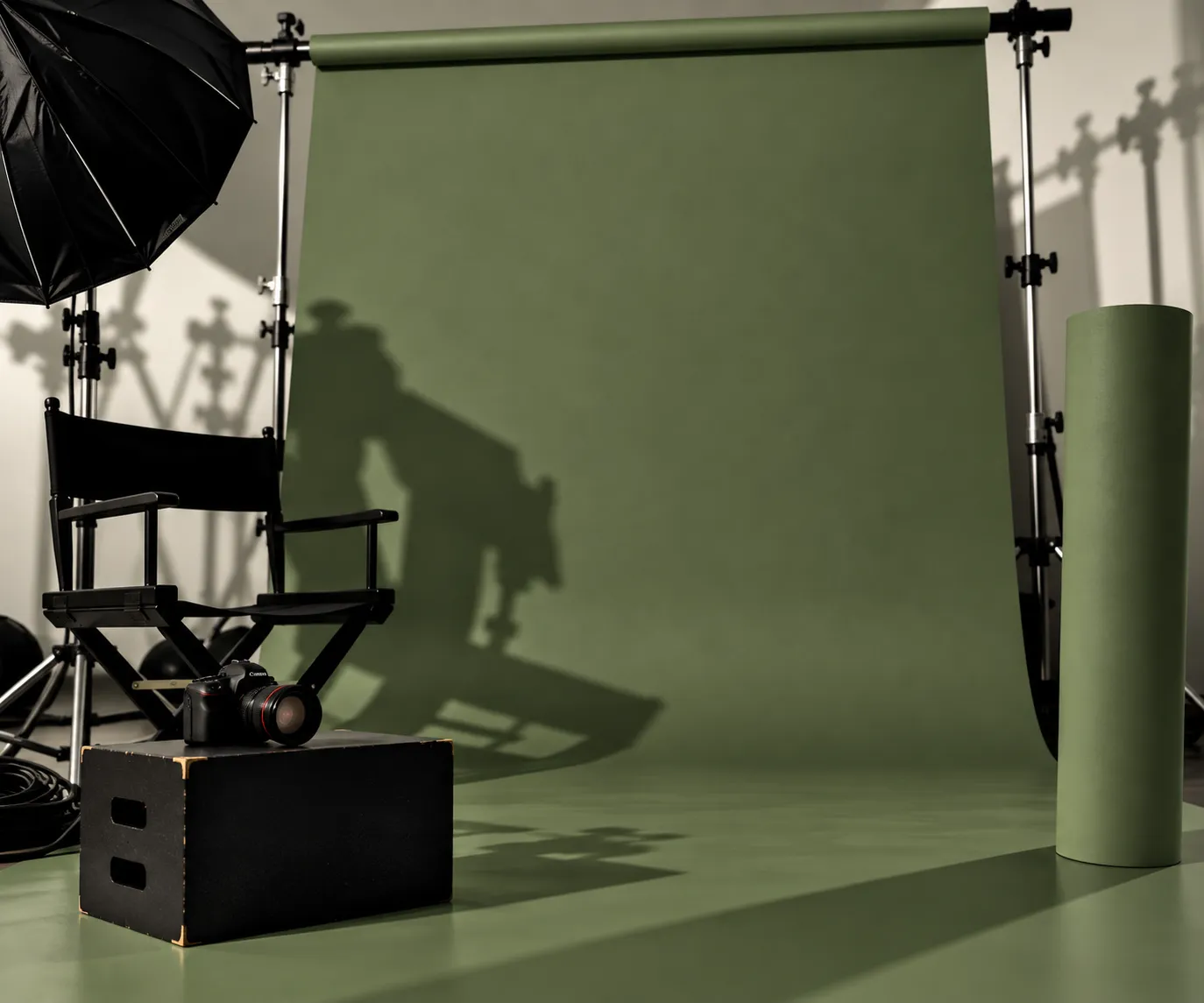 Olive Seamless Backdrop Paper