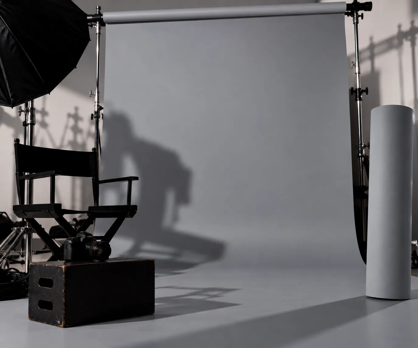 Fashion Grey Seamless Backdrop