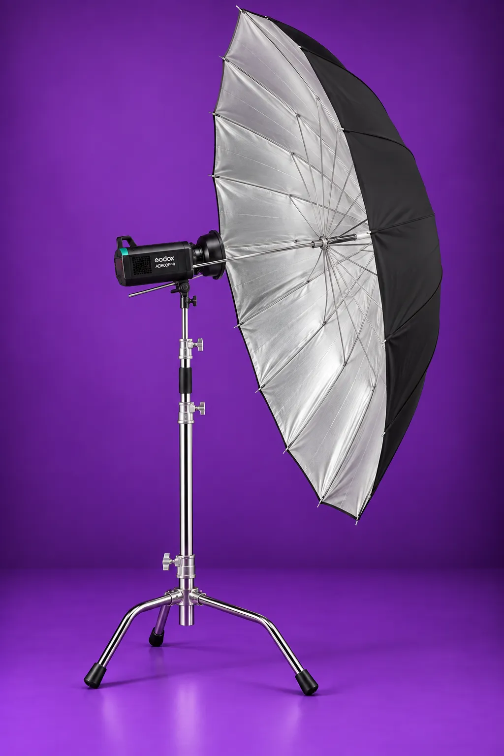 71 inch Silver Umbrella