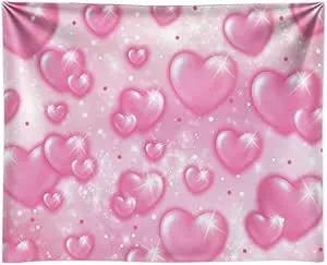 99/00's Pink Heart Backdrop