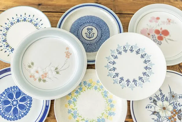 Blue Funky Boho Plate Collection