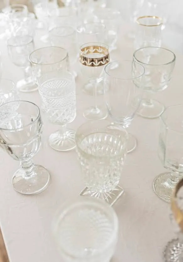 Clear Glass Goblets