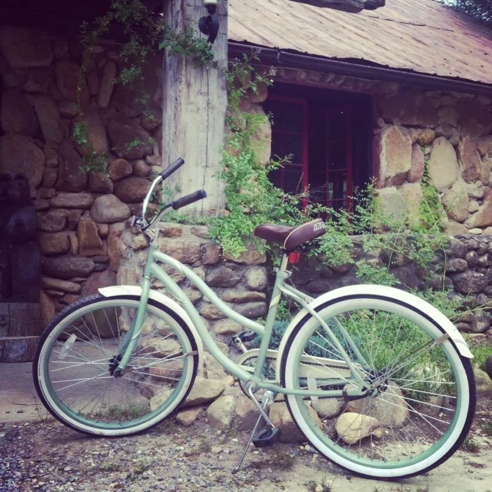 Vintage Aqua Bicycle