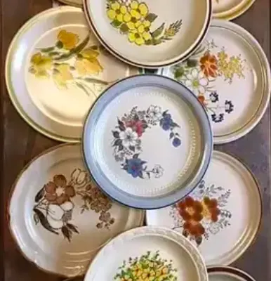 Funky Boho Salad/Dessert Plate Collection