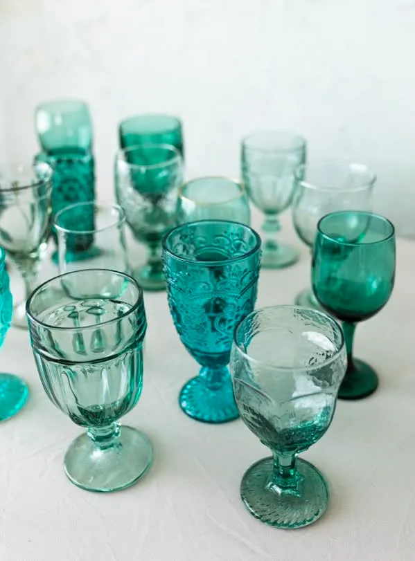 Emerald Green Goblet Collection