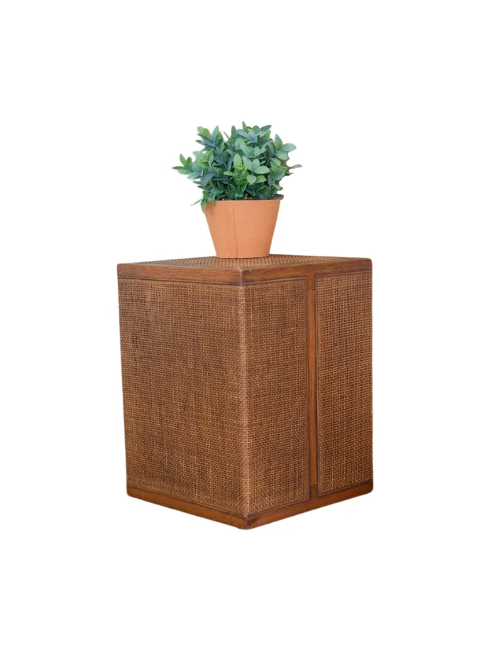 Vintage Table with Cane Details