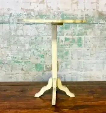 Cream Plant Stand/Table