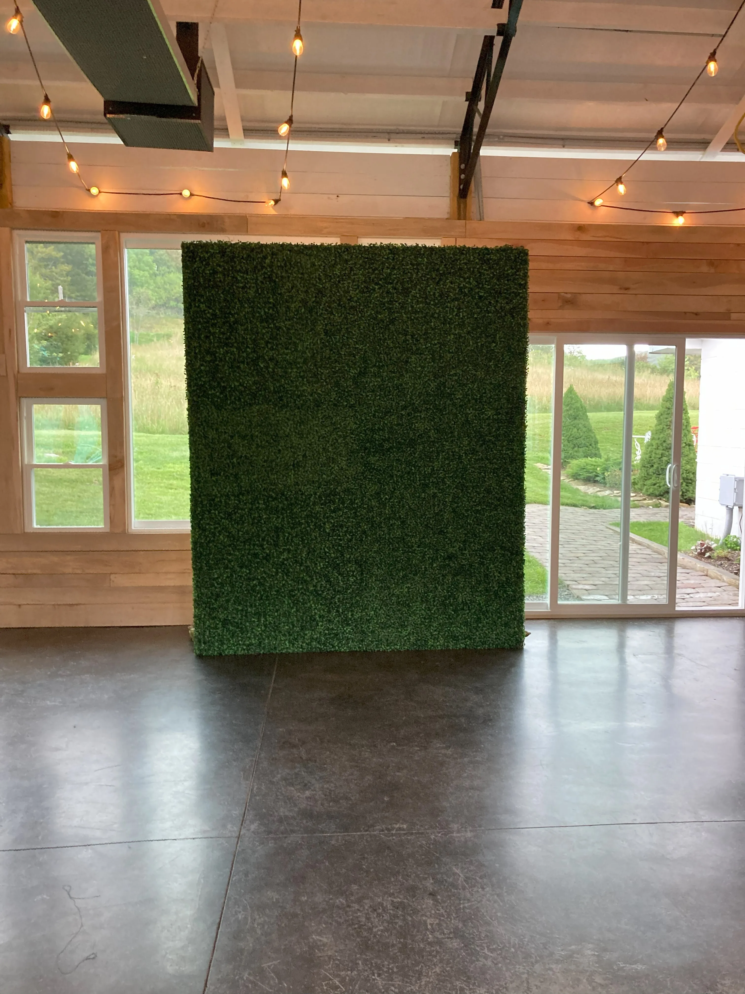 Greenery/Boxwood Wall