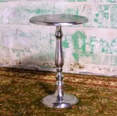 Silver Accent Table