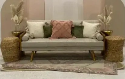 Woven Seagrass Side Tables