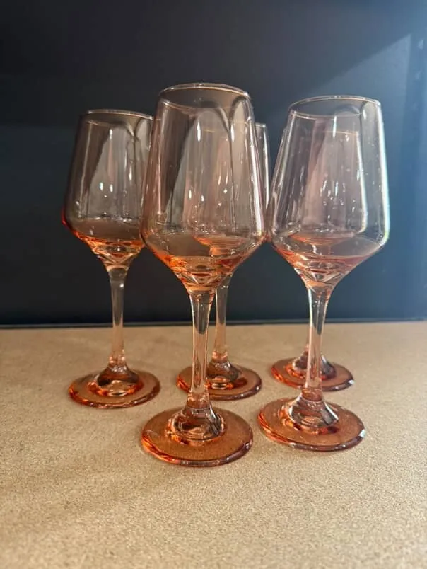 Warm Blush Matching Goblets 