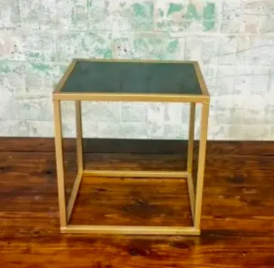 Gold and Black Table