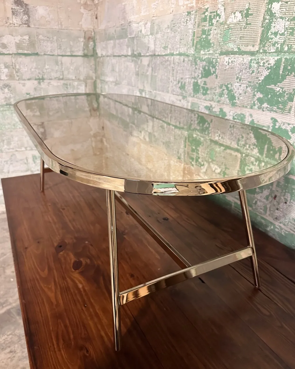 Retro Mercury Glass Coffee Table