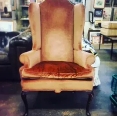 Mocha High Back Chair