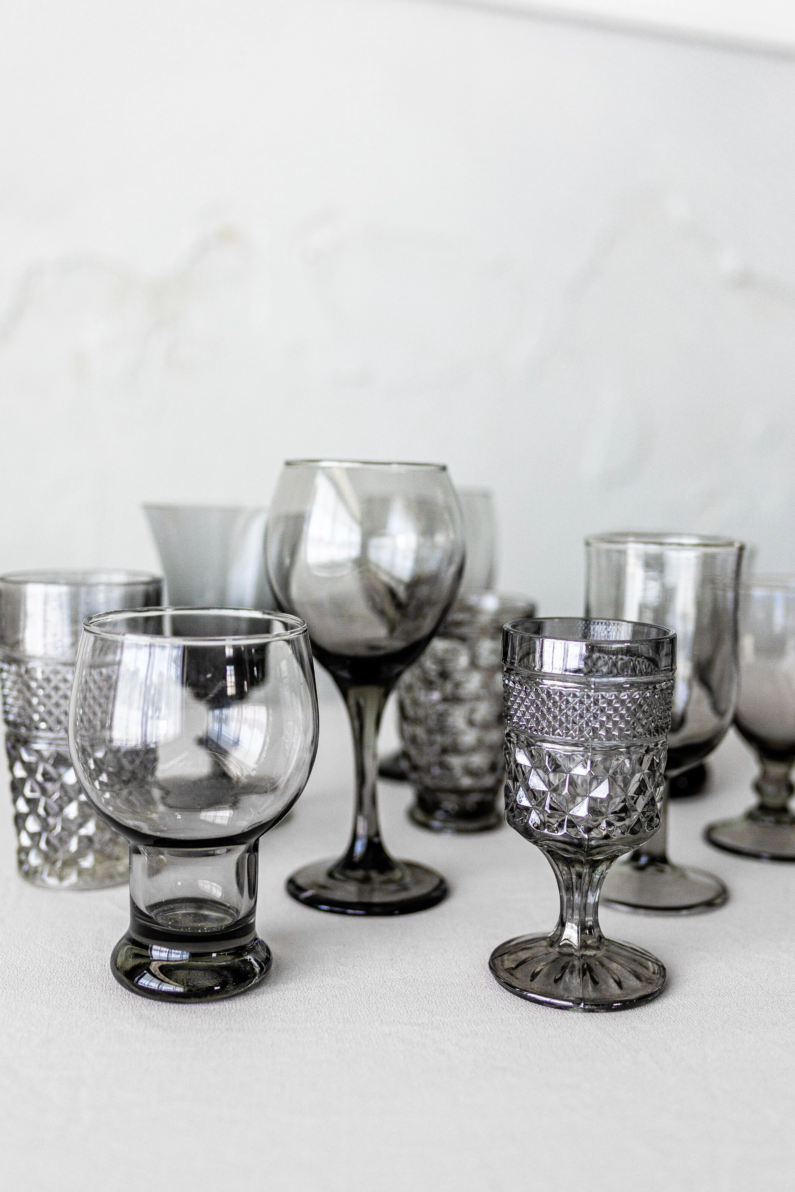 Smokey Grey Goblet Collection