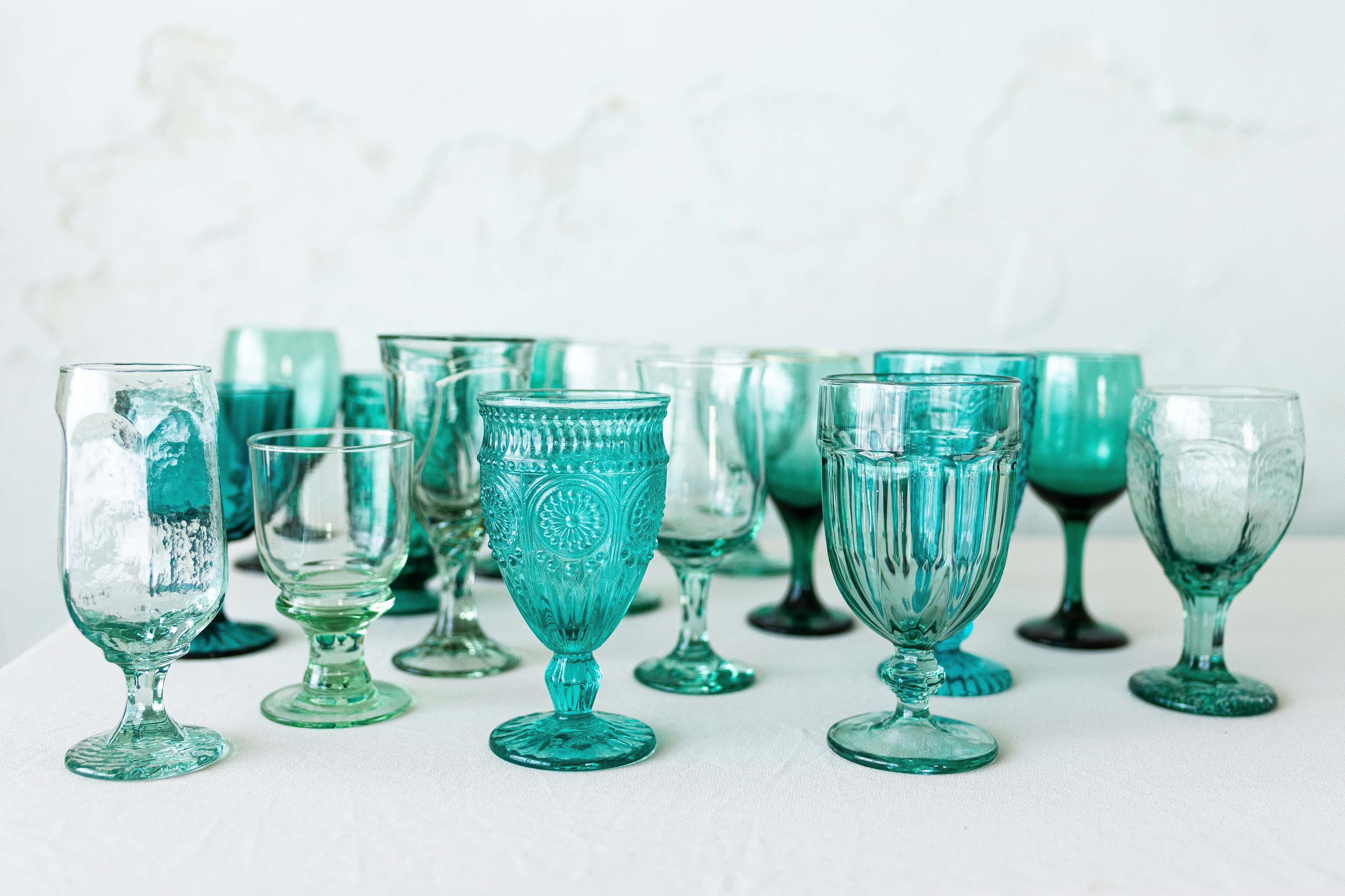 Mint Green Goblets