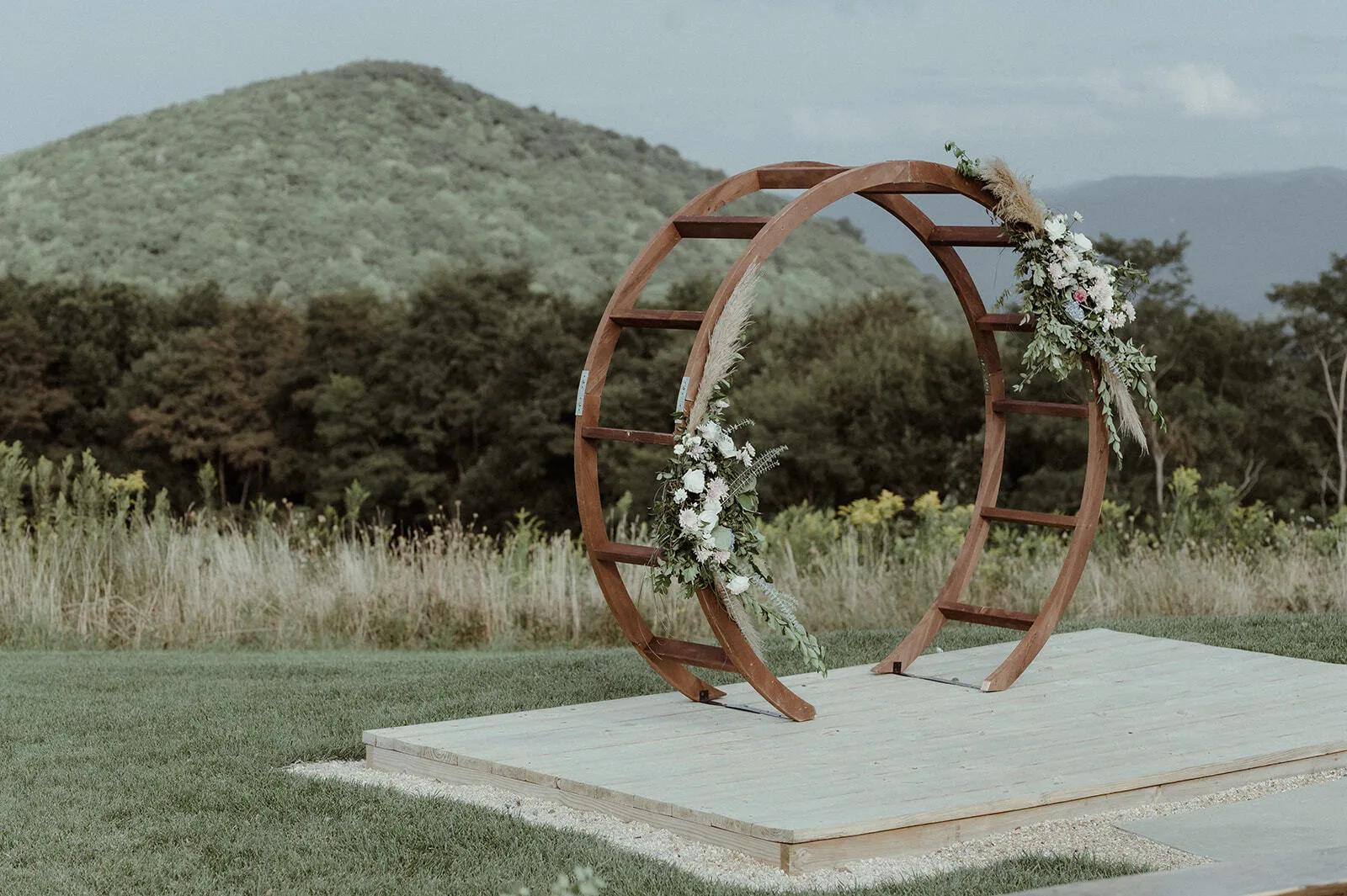 Round Wooden Arbor