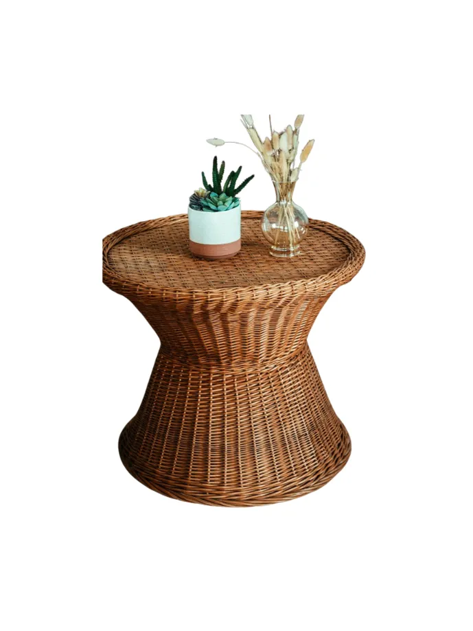 Wicker Accent Table