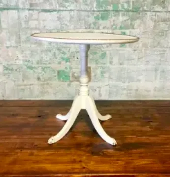 White Pedestal Table