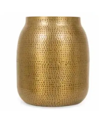 Gold Metal Drum Table