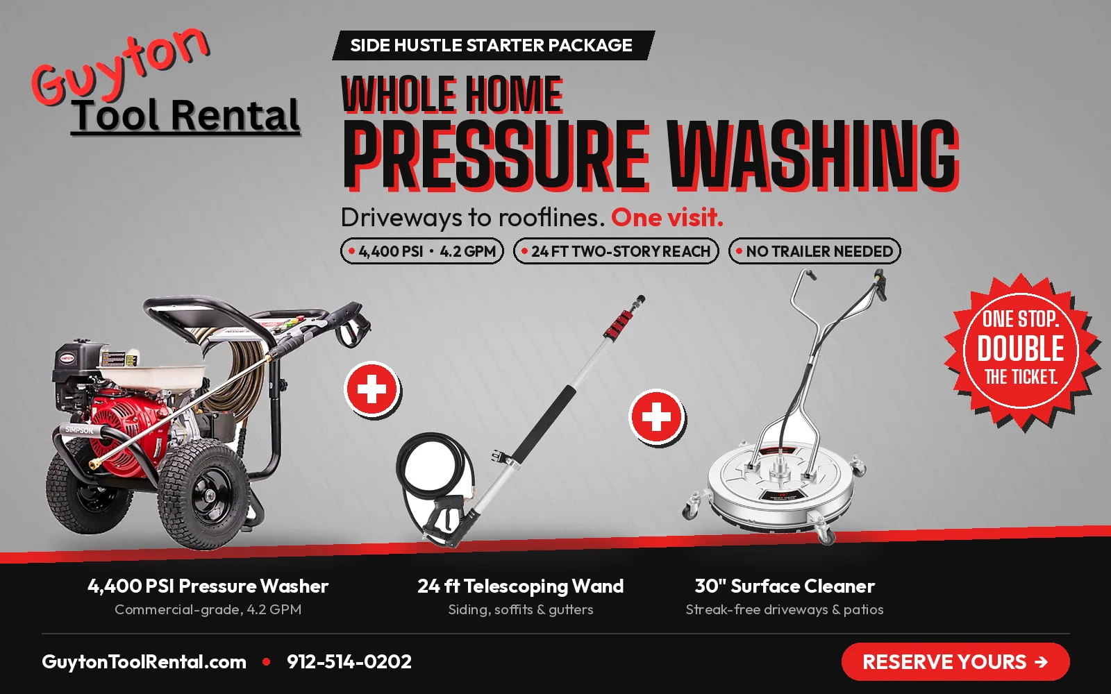 Whole Home Pressure Washing Starter Package