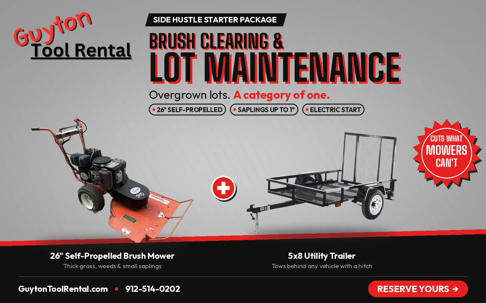 Brush Clearing & Lot Maintenance Starter Package