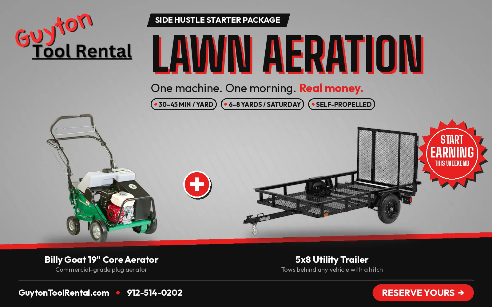 Lawn Aerator Package