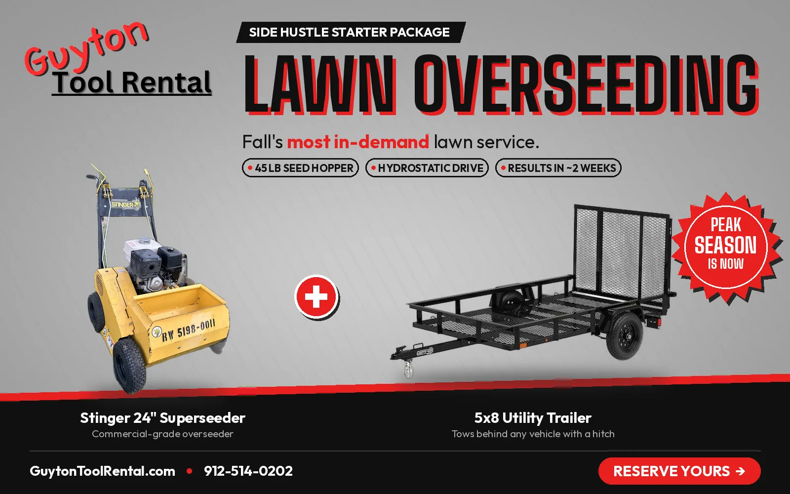 Lawn Overseeding Package