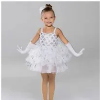 DC04 - WHITE / SILVER SNOWFLAKE (no gloves)