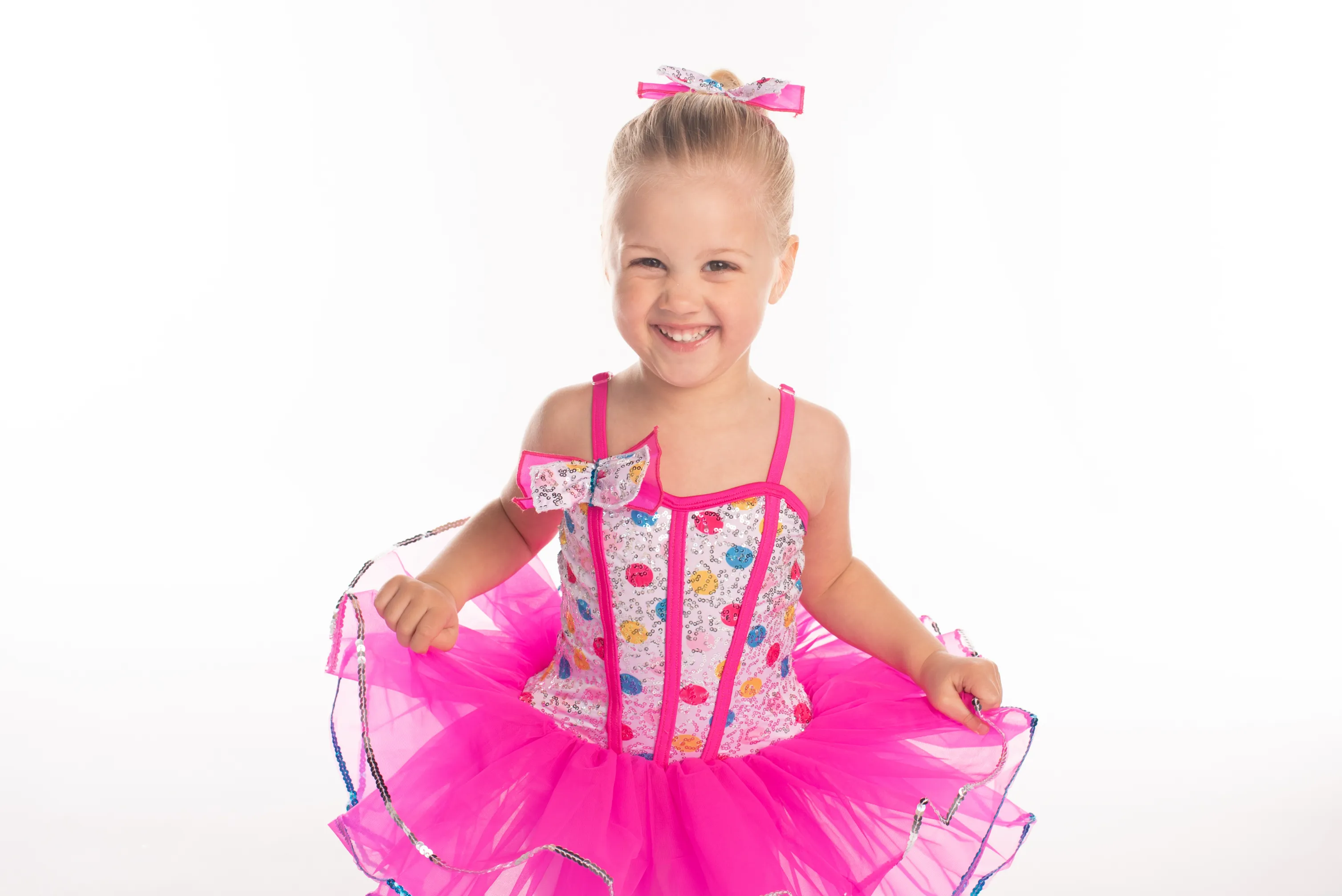 DC01 - PINK CANDY SPOT TUTU 