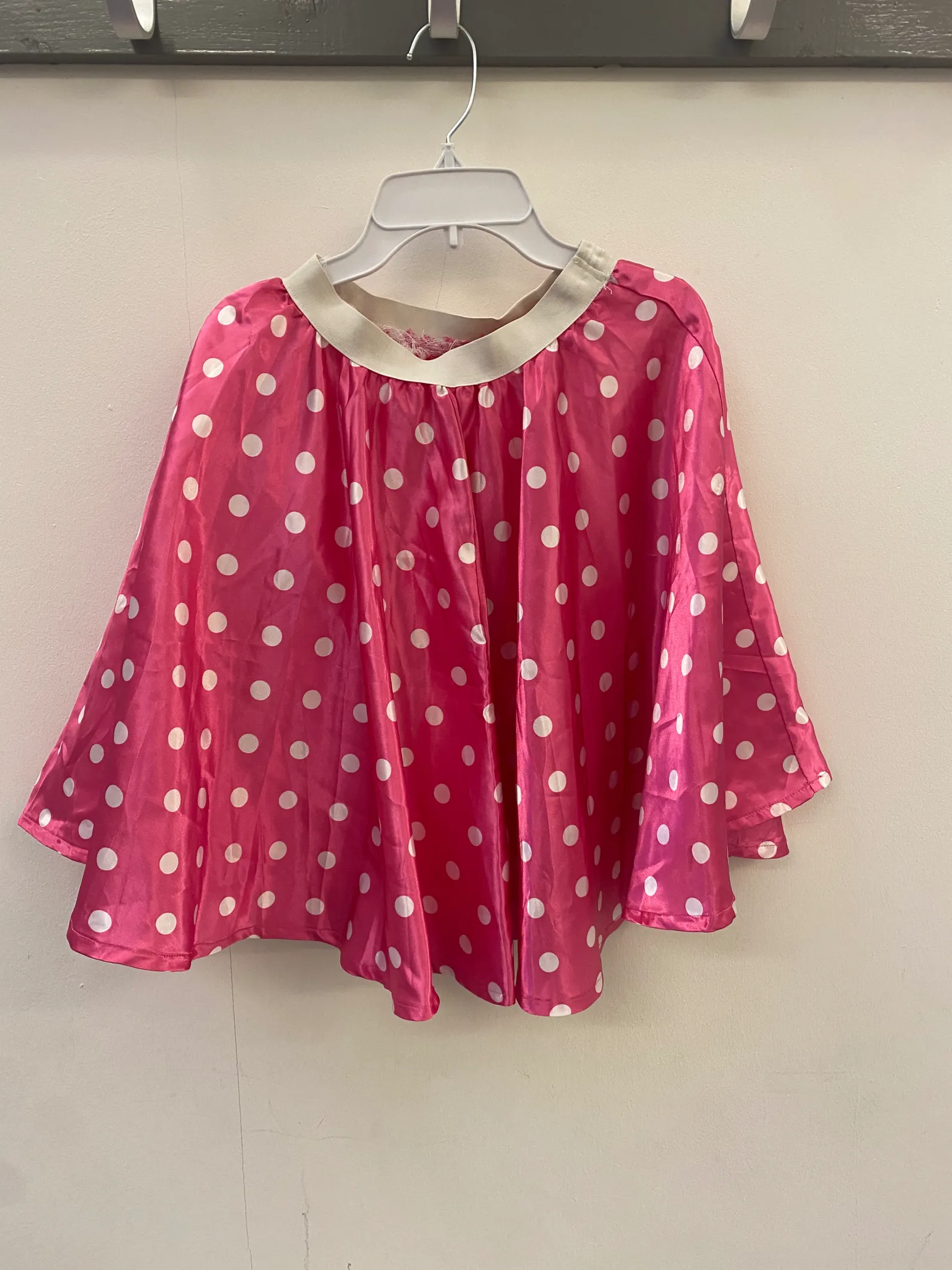 DC45 - SPOTTED SKIRT PINK SATIN